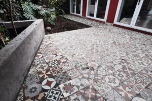 Remodelación jardinera y terraza